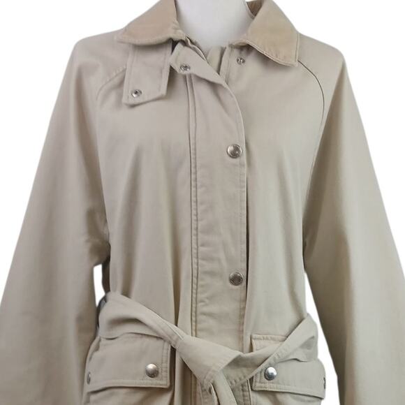 AE American Eagle SZ M/L 100% Cotton Canvas Barn Jacket Chore Coat NWOT - Picture 3 of 9